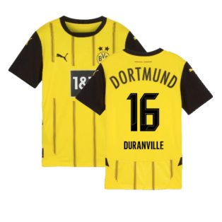 2024-2025 Borussia Dortmund Home Shirt (Kids) (Duranville 16)