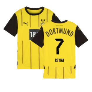 2024-2025 Borussia Dortmund Home Shirt (Kids) (Reyna 7)