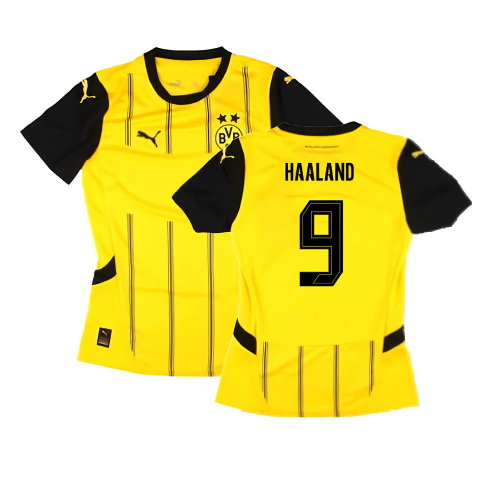 2024-2025 Borussia Dortmund Home Shirt (Ladies) (Haaland 9)