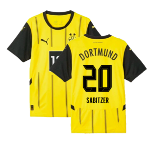 2024-2025 Borussia Dortmund Home Shirt (Sabitzer 20)