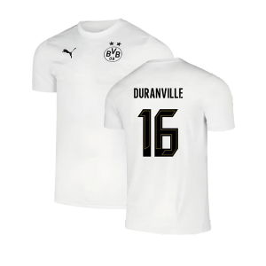 2024-2025 Borussia Dortmund Pre-Match Shirt (White) (Duranville 16)
