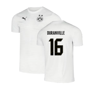 2024-2025 Borussia Dortmund Pre-Match Shirt (White) (Duranville 16)