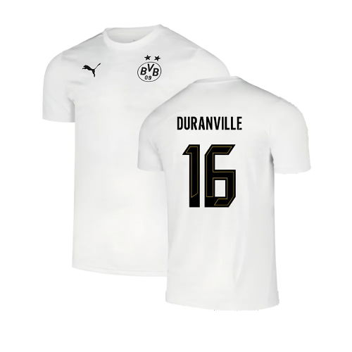 2024-2025 Borussia Dortmund Pre-Match Shirt (White) (Duranville 16)