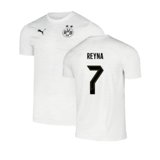 2024-2025 Borussia Dortmund Pre-Match Shirt (White) (Reyna 7)