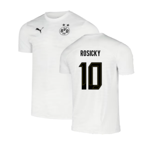 2024-2025 Borussia Dortmund Pre-Match Shirt (White) (Rosicky 10)
