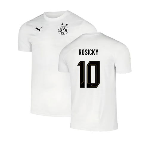 2024-2025 Borussia Dortmund Pre-Match Shirt (White) (Rosicky 10)