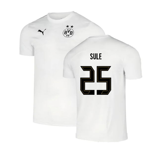 2024-2025 Borussia Dortmund Pre-Match Shirt (White) (Sule 25)