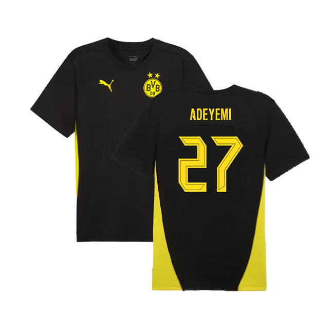 2024-2025 Borussia Dortmund Training Shirt (Black) (Adeyemi 27)