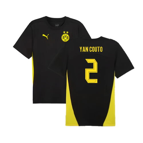 2024-2025 Borussia Dortmund Training Shirt (Black) (Yan Couto 2)