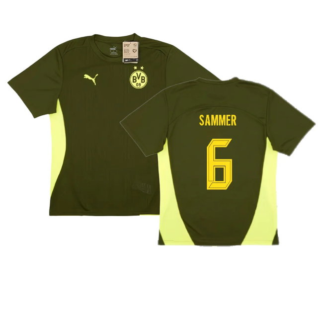 2024-2025 Borussia Dortmund Training Shirt (Myrtle) (Sammer 6)