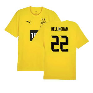 2024-2025 Borussia Dortmund Training Shirt (Yellow) (Bellingham 22)