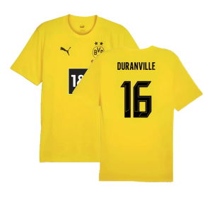 2024-2025 Borussia Dortmund Training Shirt (Yellow) (Duranville 16)