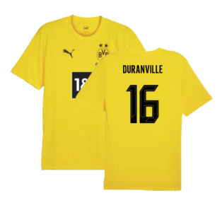 2024-2025 Borussia Dortmund Training Shirt (Yellow) (Duranville 16)