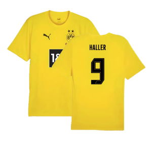 2024-2025 Borussia Dortmund Training Shirt (Yellow) (Haller 9)
