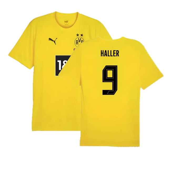 2024-2025 Borussia Dortmund Training Shirt (Yellow) (Haller 9)