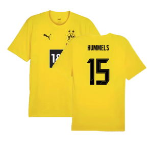 2024-2025 Borussia Dortmund Training Shirt (Yellow) (Hummels 15)