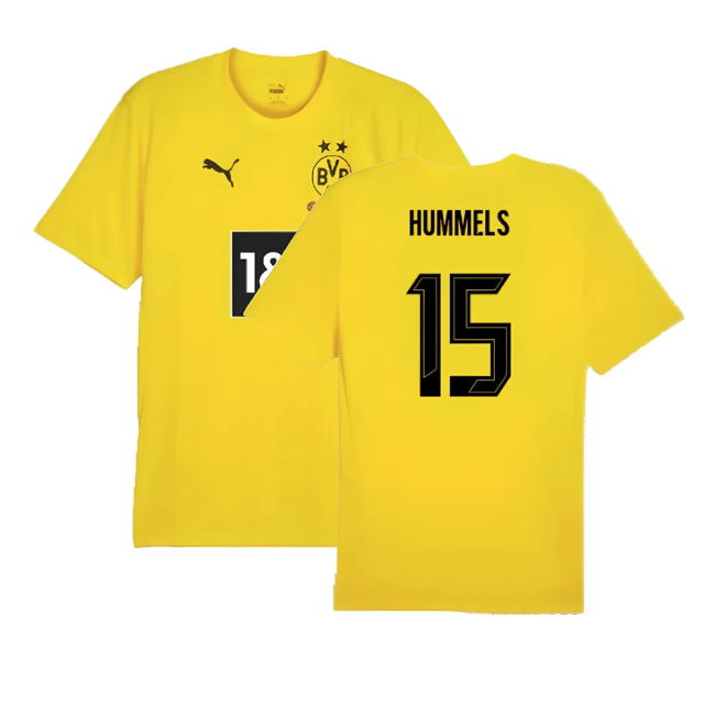 2024-2025 Borussia Dortmund Training Shirt (Yellow) (Hummels 15)
