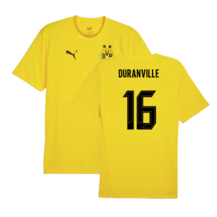 2024-2025 Borussia Dortmund Training Shirt (Yellow) - Kids (Duranville 16)