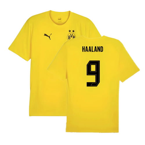 2024-2025 Borussia Dortmund Training Shirt (Yellow) - Kids (Haaland 9)