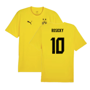 2024-2025 Borussia Dortmund Training Shirt (Yellow) - Kids (Rosicky 10)