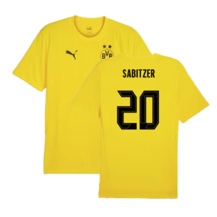 2024-2025 Borussia Dortmund Training Shirt (Yellow) - Kids (Sabitzer 20)
