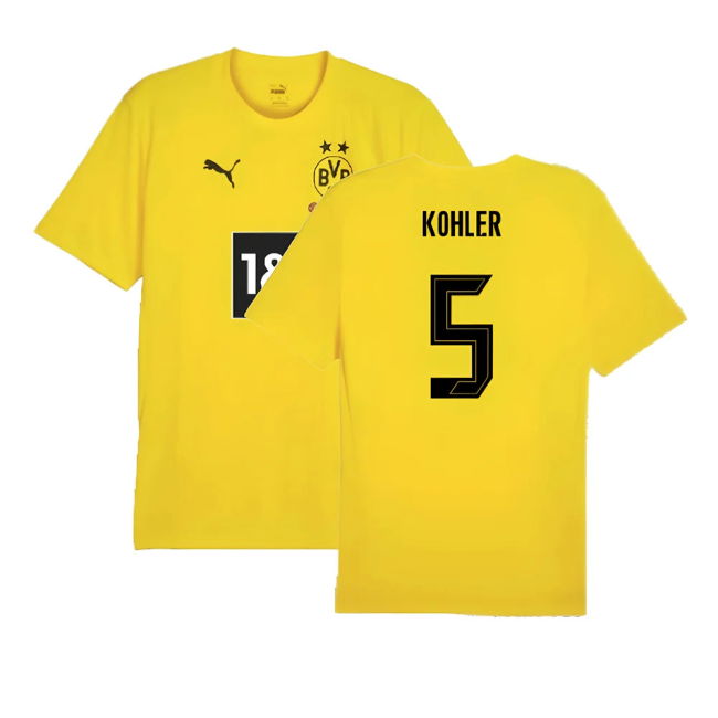 2024-2025 Borussia Dortmund Training Shirt (Yellow) (Kohler 5)
