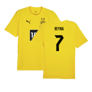 2024-2025 Borussia Dortmund Training Shirt (Yellow) (Reyna 7)