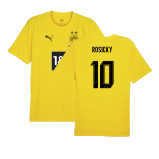 2024-2025 Borussia Dortmund Training Shirt (Yellow) (Rosicky 10)