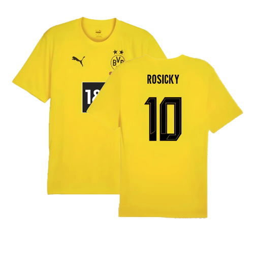 2024-2025 Borussia Dortmund Training Shirt (Yellow) (Rosicky 10)