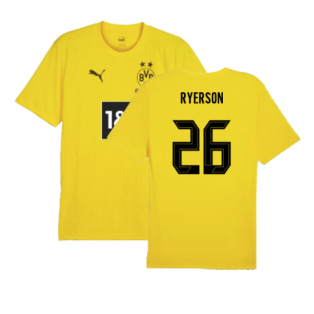 2024-2025 Borussia Dortmund Training Shirt (Yellow) (Ryerson 26)
