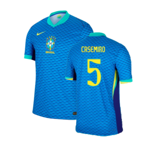2024-2025 Brazil Away Dri-Fit ADV Match Shirt (Casemiro 5)