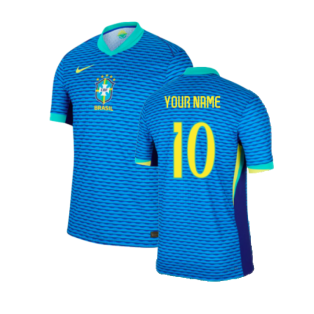 2024-2025 Brazil Away Dri-Fit ADV Match Shirt (Your Name)