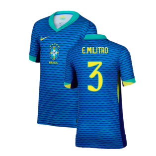 2024-2025 Brazil Away Shirt (Kids) (E.Militao 3)