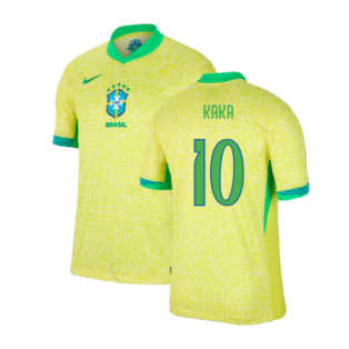 2024-2025 Brazil Home Dri-Fit ADV Match Shirt (Kaka 10)