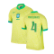 2024-2025 Brazil Home Dri-Fit ADV Match Shirt (Marquinhos 4)
