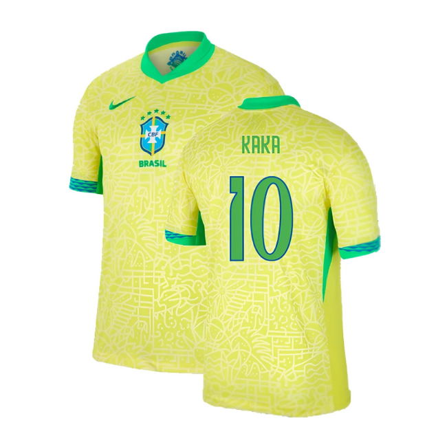 2024-2025 Brazil Home Shirt (Kaka 10)