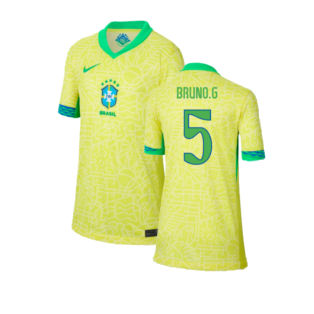 2024-2025 Brazil Home Shirt (Kids) (Bruno.G 5)