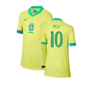 2024-2025 Brazil Home Shirt (Kids) (Pele 10)