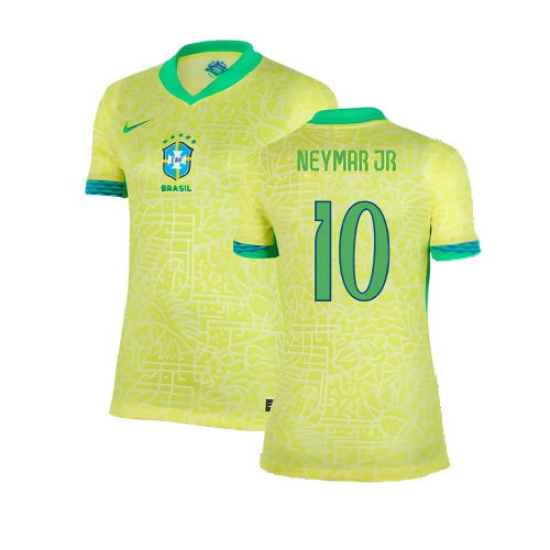 2024-2025 Brazil Home Shirt (Womens) (Neymar JR 10)