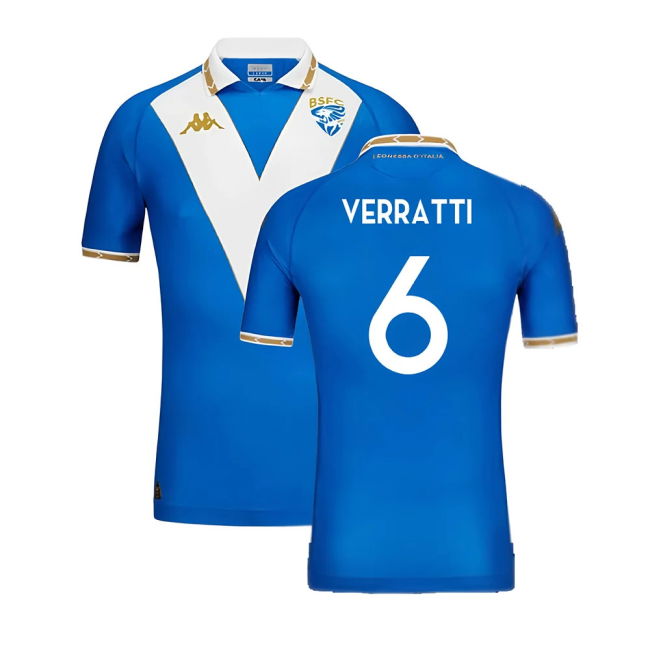 2024-2025 Brescia Kombat Pro Home Shirt (Verratti 6)