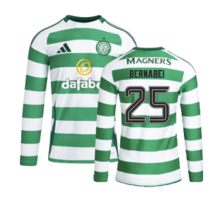 2024-2025 Celtic Home L/S Home Shirt (Bernabei 25)
