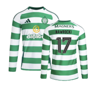2024-2025 Celtic Home L/S Home Shirt (Nawrocki 17)
