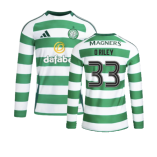 2024-2025 Celtic Home L/S Home Shirt (O Riley 33)