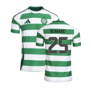 2024-2025 Celtic Home Shirt (no sponsor) (Bernabei 25)