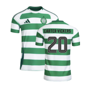 2024-2025 Celtic Home Shirt (no sponsor) (Carter Vickers 20)
