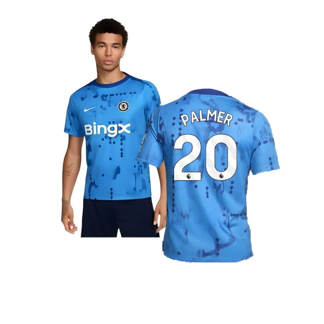 2024-2025 Chelsea Academy Pro Pre-Match Shirt (Blue) (Palmer 20)
