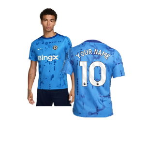 2024-2025 Chelsea Academy Pro Pre-Match Shirt (Blue)
