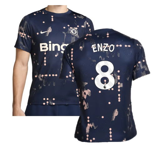 2024-2025 Chelsea Academy Pro Pre-Match Shirt (Obsidian) (Enzo 8)