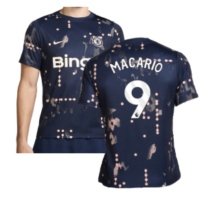 2024-2025 Chelsea Academy Pro Pre-Match Shirt (Obsidian) (Macario 9)