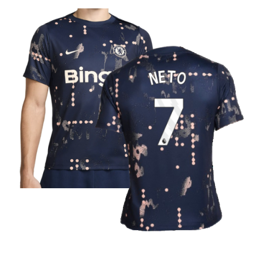 2024-2025 Chelsea Academy Pro Pre-Match Shirt (Obsidian) (Neto 7)
